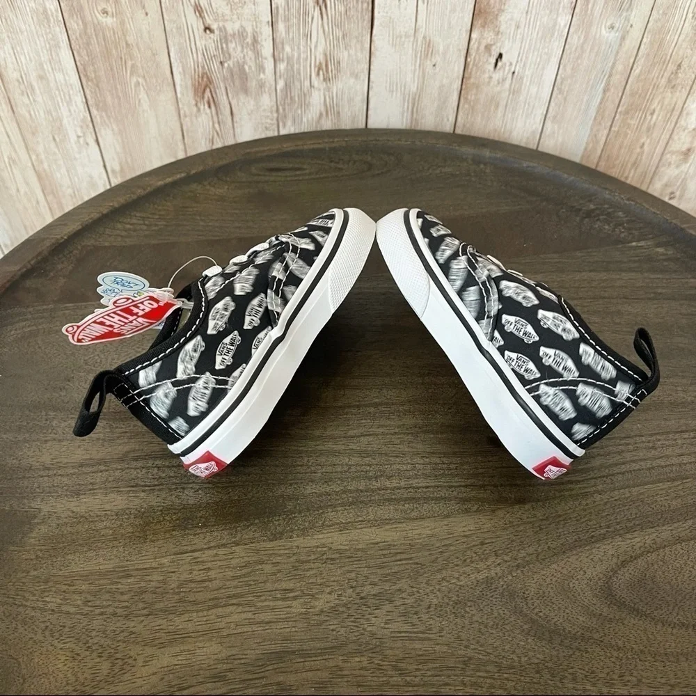 Vans Authentic Blur Elastic Lace Sneaker Size 4.5 Toddler